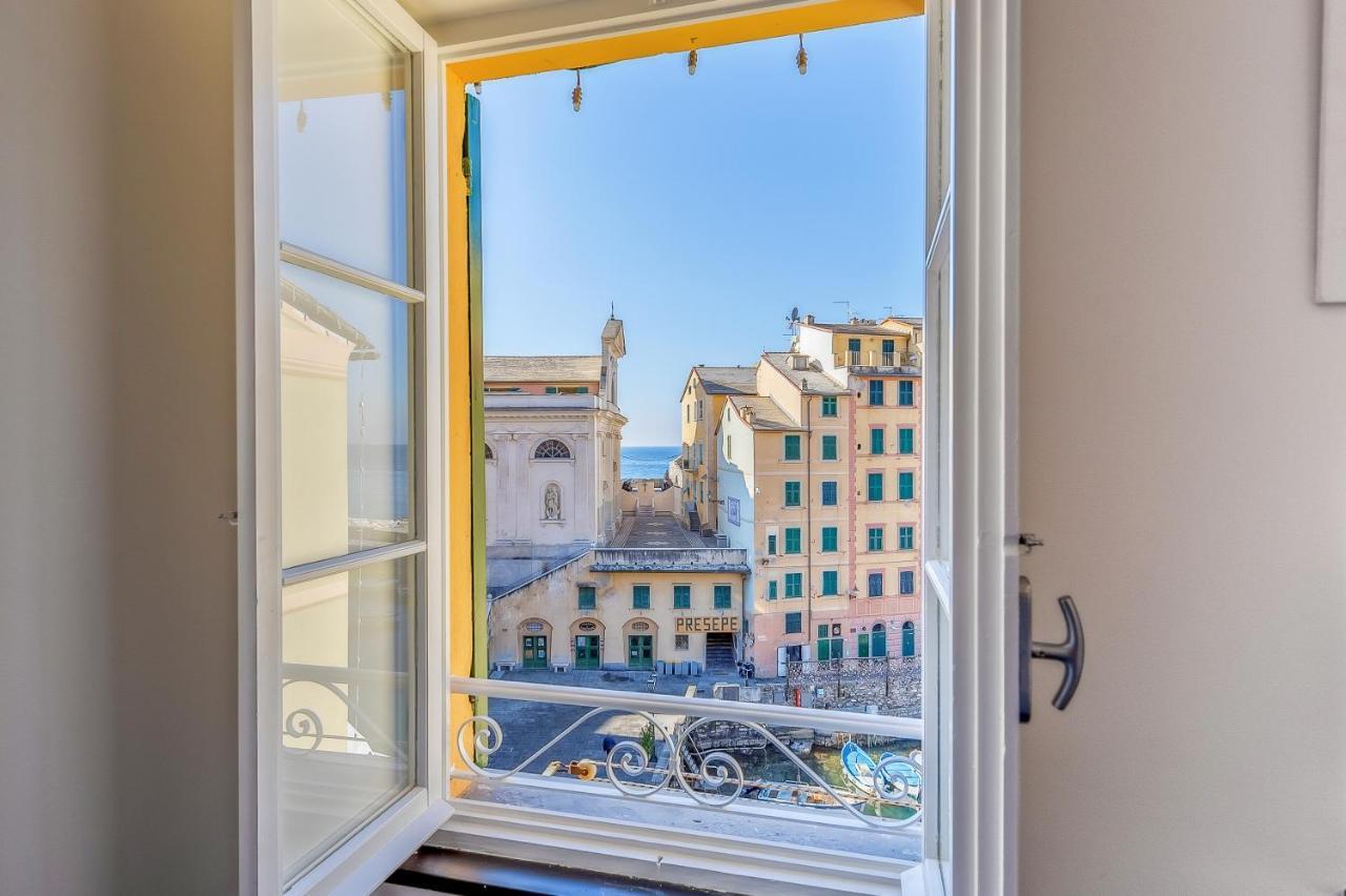 Casa Marina Relax Con Vista Sul Mare Apartment Camogli Bagian luar foto
