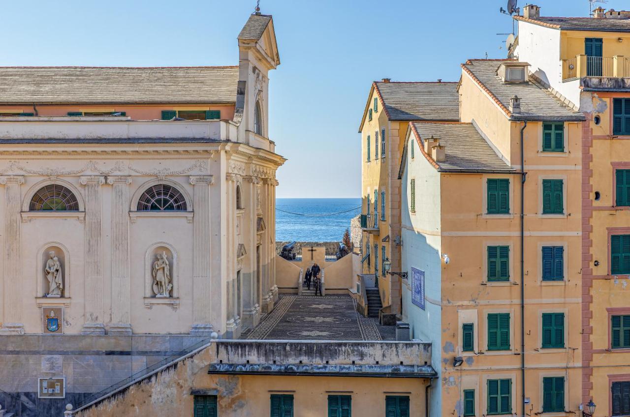 Casa Marina Relax Con Vista Sul Mare Apartment Camogli Bagian luar foto