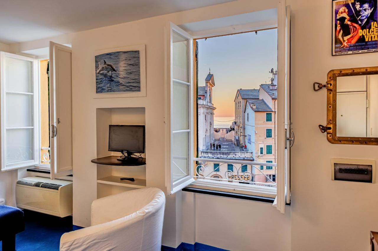 Casa Marina Relax Con Vista Sul Mare Apartment Camogli Bagian luar foto