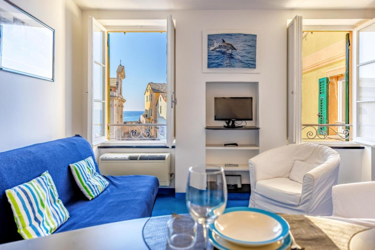 Casa Marina Relax Con Vista Sul Mare Apartment Camogli Bagian luar foto